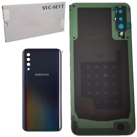 Samsung Samsung Back Cover Originale Service Pack con Camera Frame per Galaxy A50 SM-A505 | Nero for sale