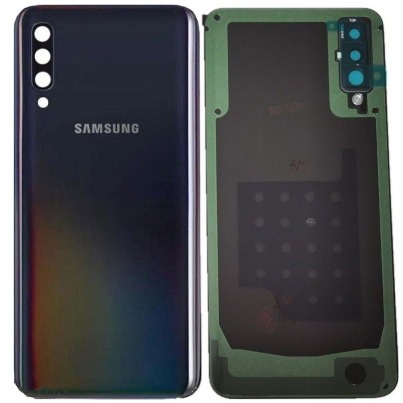 Samsung Original Back Cover Service Pack with Camera Frame for Galaxy A50 SM-A505 | Black