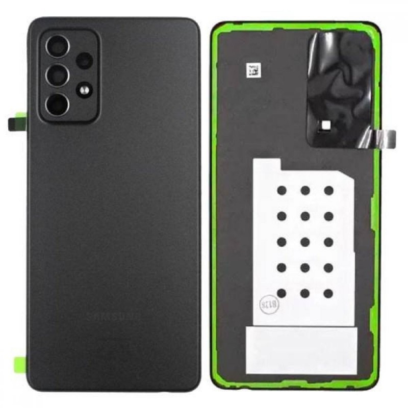 Samsung Back Cover Originale Service Pack Per Galaxy A52 A525 A526 / A52S A528 | AWESOME BLACK