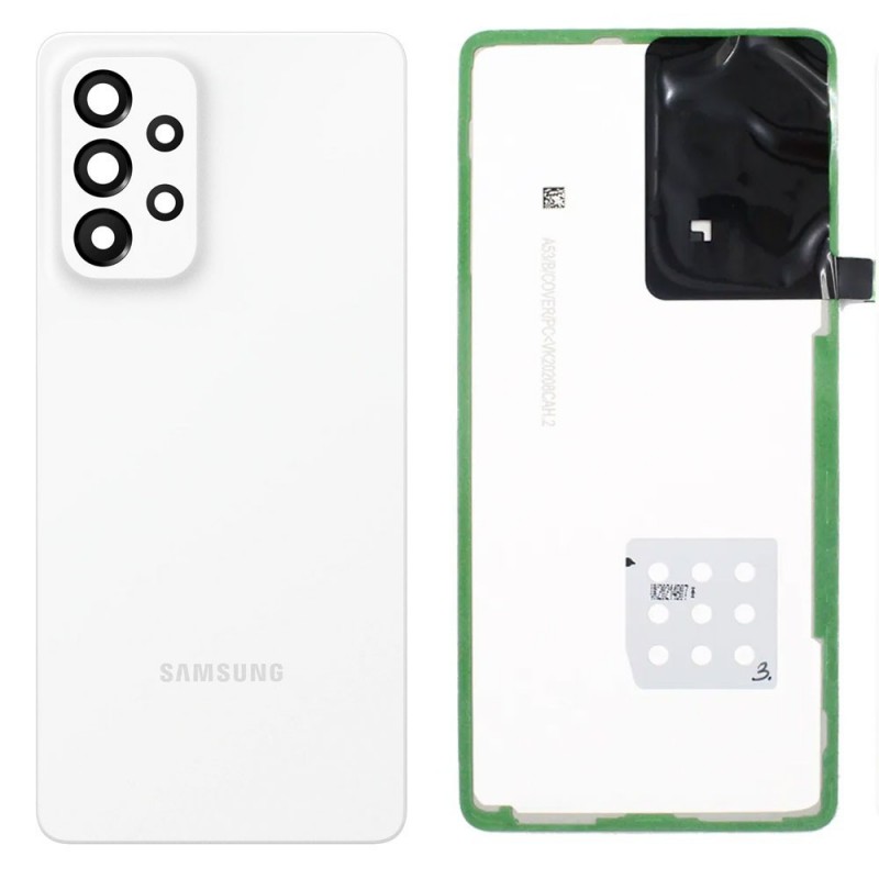 Samsung Original Back Cover Service Pack with Camera Frame for Galaxy A53 SM-A536 | White