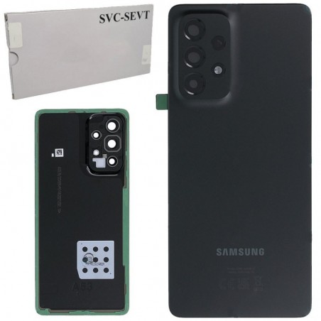 Discover Samsung Back Cover Originale Service Pack con Camera Frame per Galaxy A53 SM-A536 | Nero details