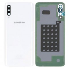 Samsung Back Cover Originale Service Pack con Camera Frame per Galaxy A70 SM-A705 | Bianco