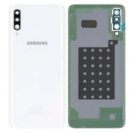 Samsung Original Back Cover Service Pack with Camera Frame for Galaxy A70 SM-A705 | White