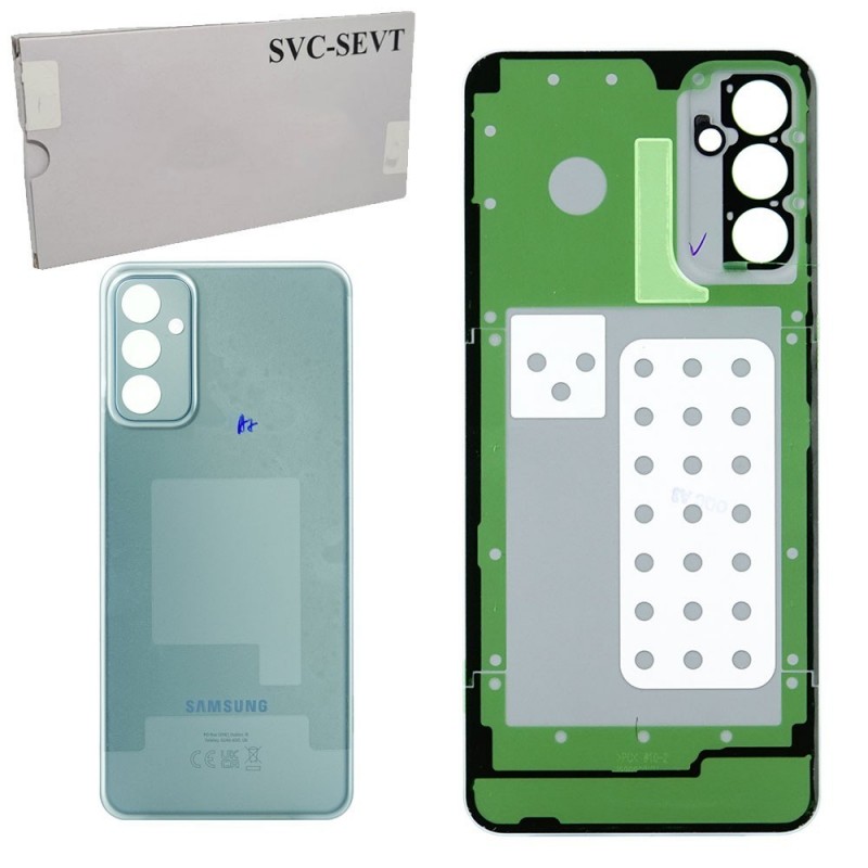 Samsung Original Back Cover Service Pack with Camera Frame for Galaxy M23 SM-M236 | Light Blue