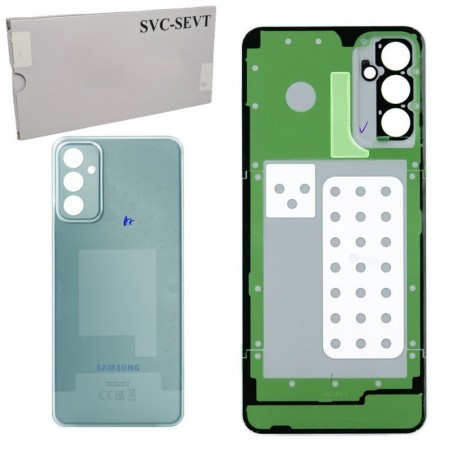 Foto di Samsung Back Cover Originale Service Pack con Camera Frame per Galaxy M23 SM-M236 | Light Blue - Samsung