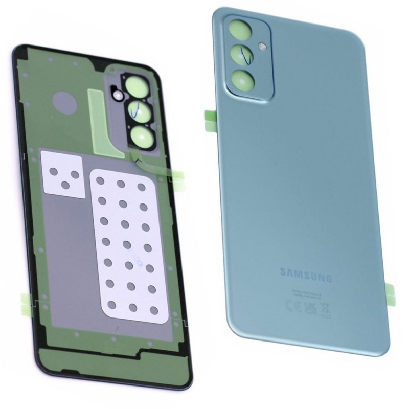 Samsung Original Back Cover Service Pack with Camera Frame for Galaxy M23 SM-M236 | Light Blue