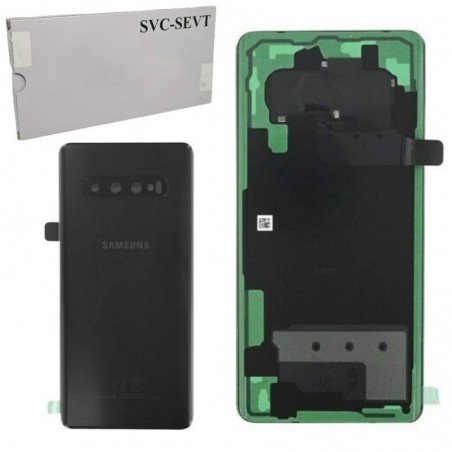 Discover Samsung Back Cover Originale Service Pack con Camera Frame per Galaxy S10 Plus SM-G975 | Nero details