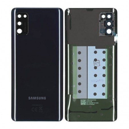 Samsung Back Cover Originale Service Pack per Galaxy A41 SM-A415F | Nero