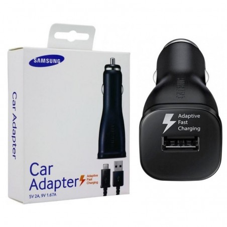 Samsung Samsung Car Adapter Fast + Micro Usb Black for sale