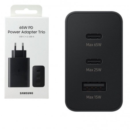 Product image Samsung Caricabatterie Super Fast Charging (65W) TRIO 2 USB-C, USB-A