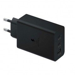 Scopri Samsung Caricabatterie Tre Porte Super Fast Charging (65W) TRIO 2 USB-C 1 USB-A in dettaglio