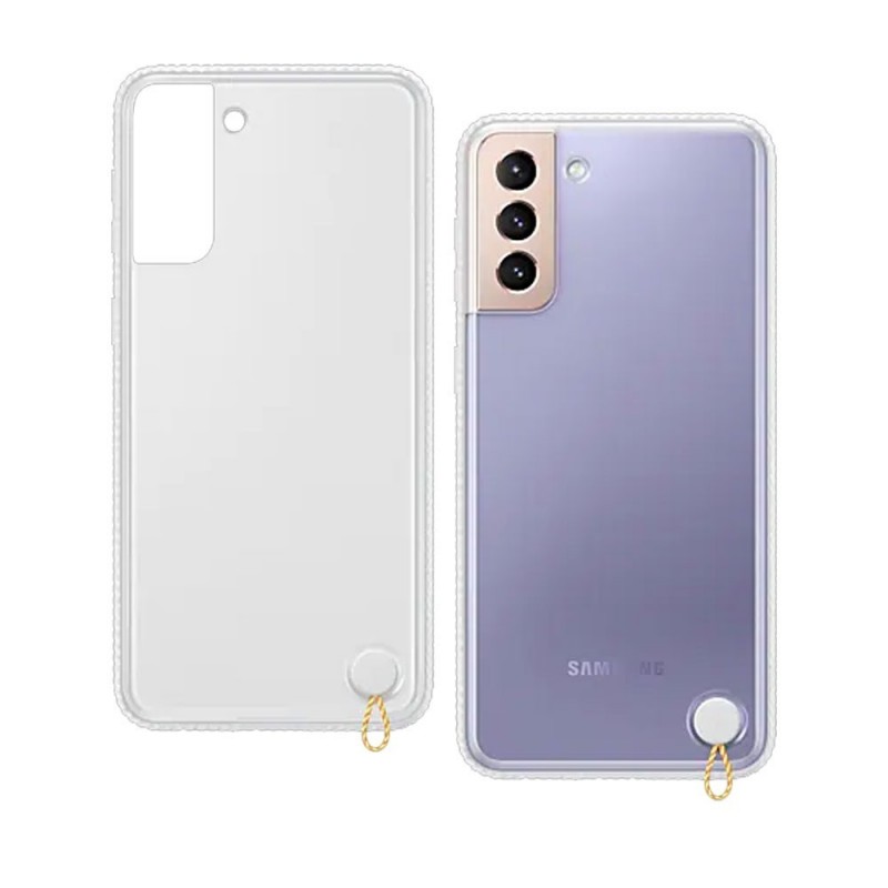 Samsung Clear Protective Cover EF-GG996CWEG Case For Galaxy S21 Plus - S21 Plus 5G | White Samsung Clear Protective Cover EF-GG996CWEG Case For Galaxy S21 Plus - S21 Plus 5G | White