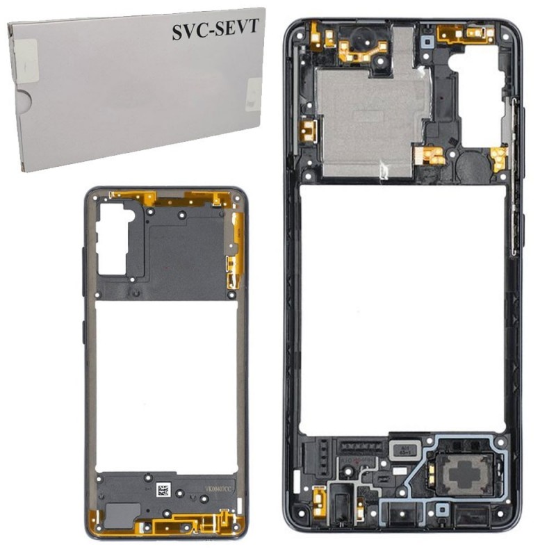 Samsung Middle Cover Original Service Pack for Galaxy A41 SM-A415F | Black
