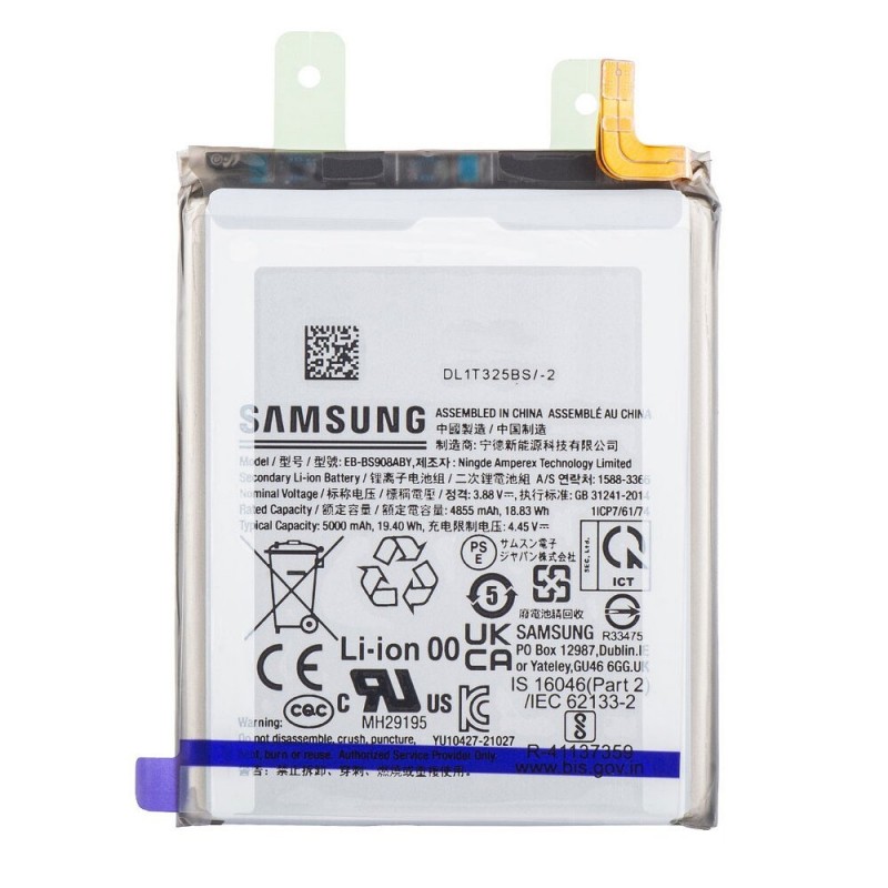 Samsung Service Pack Battery EB-BS908ABY Original for Galaxy S22 Ultra 5G SM-S908B