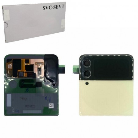 Foto di Samsung Service Pack Display LCD ORIGINALE Per Galaxy Z Flip 3 (Esterno) F711 Crema - Samsung
