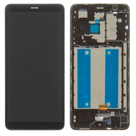 Samsung Service Pack Original LCD Display + Frame For Galaxy A01 CORE SM-A013F | Black