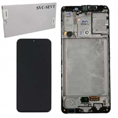 Scopri Samsung SERVICE PACK Display LCD ORIGINALE + Frame Per Galaxy A315 A31 2020 | Nero in dettaglio