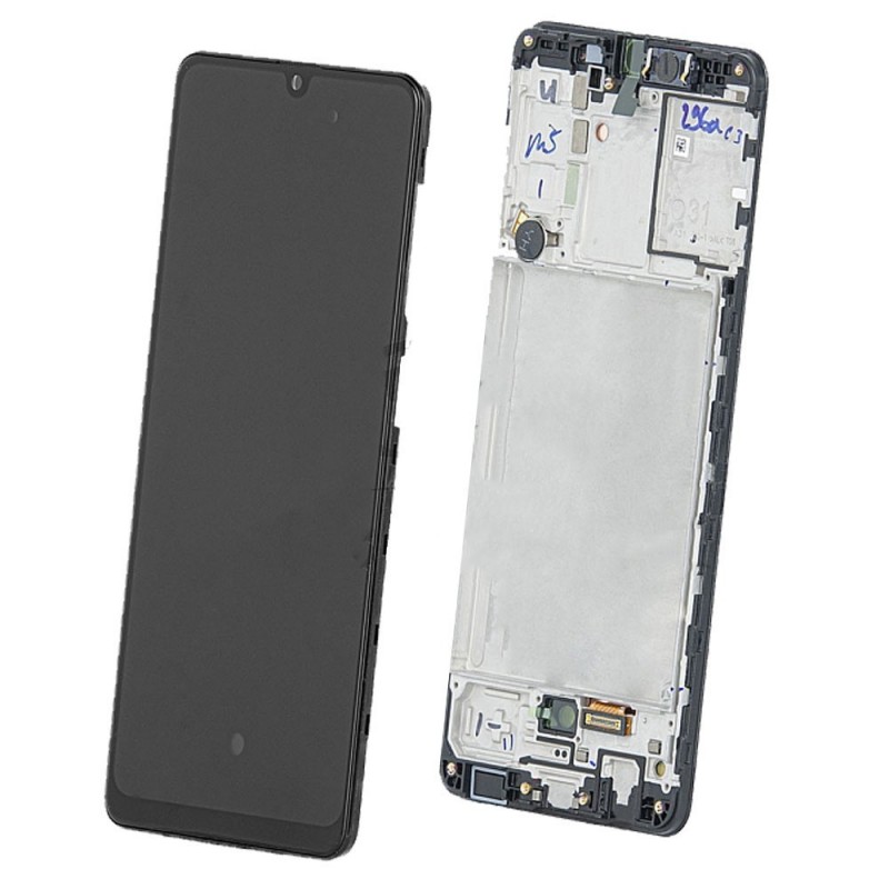 Samsung Service Pack Original LCD Display + Frame For Galaxy A315 A31 2020 | Black