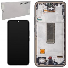 Foto di Samsung SERVICE PACK Display LCD ORIGINALE + Frame Per Galaxy A34 5G SM-A346 2023 | NERO - Samsung