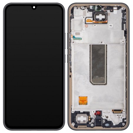 Samsung SERVICE PACK Display LCD ORIGINALE + Frame Per Galaxy A34 5G SM-A346 2023 | NERO