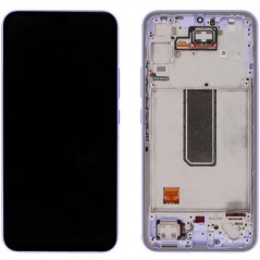 Samsung Service Pack Original LCD Display + Frame For Galaxy A34 5G SM-A346 2023 | Viola