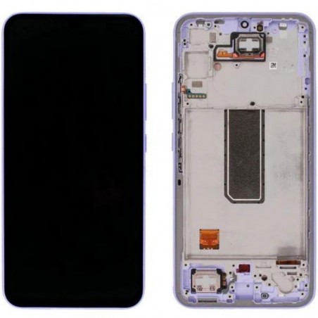Samsung SERVICE PACK Display LCD ORIGINALE + Frame Per Galaxy A34 5G SM-A346 2023 | Viola