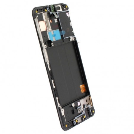 Samsung SERVICE PACK Display LCD ORIGINALE + Frame Per Galaxy A405 A40 | Nero