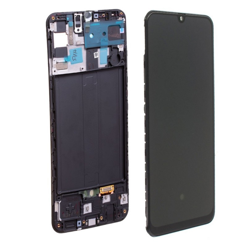 Samsung Service Pack Original LCD Display + Frame For Galaxy A505 A50 | Black