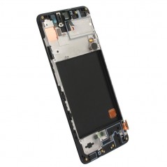 Samsung SERVICE PACK Display LCD ORIGINALE + Frame Per Galaxy A515 A51 | Nero