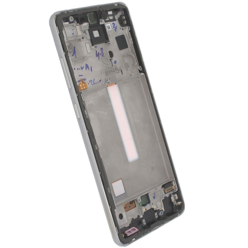 Samsung SERVICE PACK Display LCD ORIGINALE + Frame Per Galaxy A52s 5G SM-A528B | Bianco