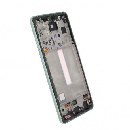 Samsung SERVICE PACK Display LCD ORIGINALE + Frame Per Galaxy A52s 5G SM-A528B | Verde