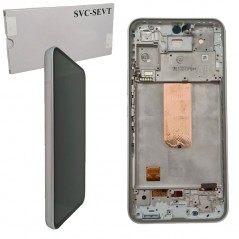 Acquista Samsung SERVICE PACK Display LCD ORIGINALE + Frame Per Galaxy A54 5G SM-A546 | Bianco in vendita