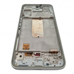Samsung SERVICE PACK Display LCD ORIGINALE + Frame Per Galaxy A54 5G SM-A546 | Bianco