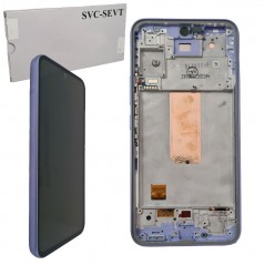 Scopri Samsung SERVICE PACK Display LCD ORIGINALE + Frame Per Galaxy A54 5G SM-A546 | Viola in dettaglio
