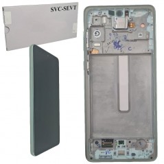 Samsung Samsung Service Pack Display LCD + Frame Per Galaxy A73 5G SM-A736 | Verde for sale