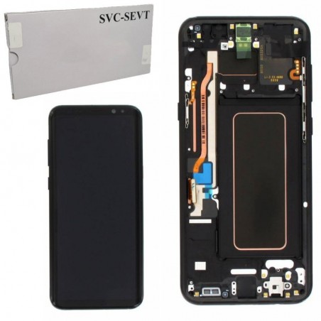 Immagine prodotto Samsung SERVICE PACK Display LCD ORIGINALE + Frame Per Galaxy G955 S8+ Plus | Nero