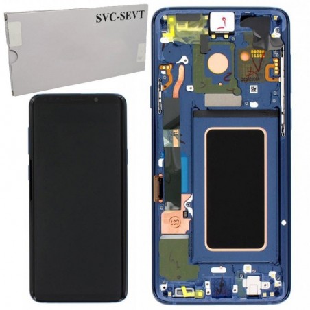 Acquista Samsung SERVICE PACK Display LCD ORIGINALE + Frame Per Galaxy G965 S9+ Plus | Blue in vendita
