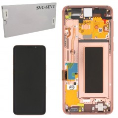 Foto di Samsung SERVICE PACK Display LCD ORIGINALE + Frame Per Galaxy G965 S9+ Plus | Gold - Samsung
