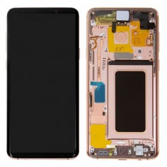 Samsung SERVICE PACK Display LCD ORIGINALE + Frame Per Galaxy G965 S9+ Plus | Gold