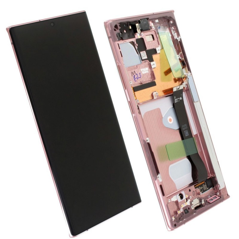 Samsung SERVICE PACK Display LCD ORIGINALE + Frame Per Galaxy Note 20 Ultra 4G 5G SM-N986 N985 | Mystic Bronze
