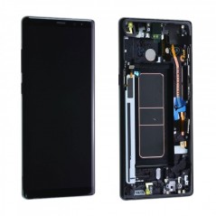 Samsung SERVICE PACK Display LCD ORIGINALE + Frame Per Galaxy Note 8 N950 | Nero