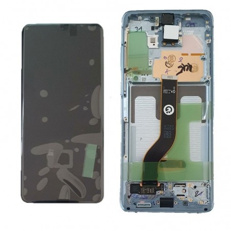 Acquista Samsung SERVICE PACK Display LCD ORIGINALE + Frame Per Galaxy S20+ PLUS SM-G985 - S20+ PLUS 5G SM-G986 | Blue su Smartn