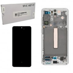 Samsung Samsung Service Pack Display LCD + Frame Per Galaxy S21 FE 5G G990B | Bianco for sale