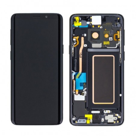 Samsung Service Pack Original LCD Display + Frame For Galaxy SM-G960 S9 Black