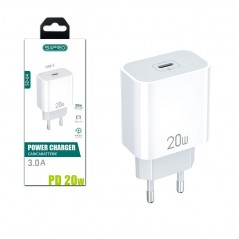 Acquista SiiPRO Power Charger Caricabatterie 20W USB-C 3.0A Fast Charge SD-04 in vendita