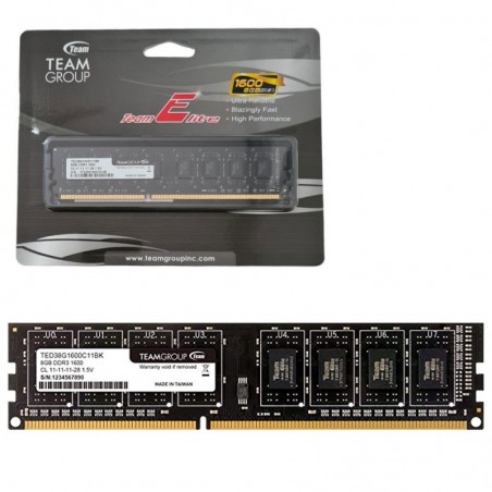 Immagine prodotto Team Group 8GB Ram DDR3 1600MHZ Elite TED38G1600C1101