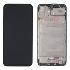 Samsung SERVICE PACK Display LCD ORIGINALE + Frame Per Galaxy A245 A24 4G | Nero