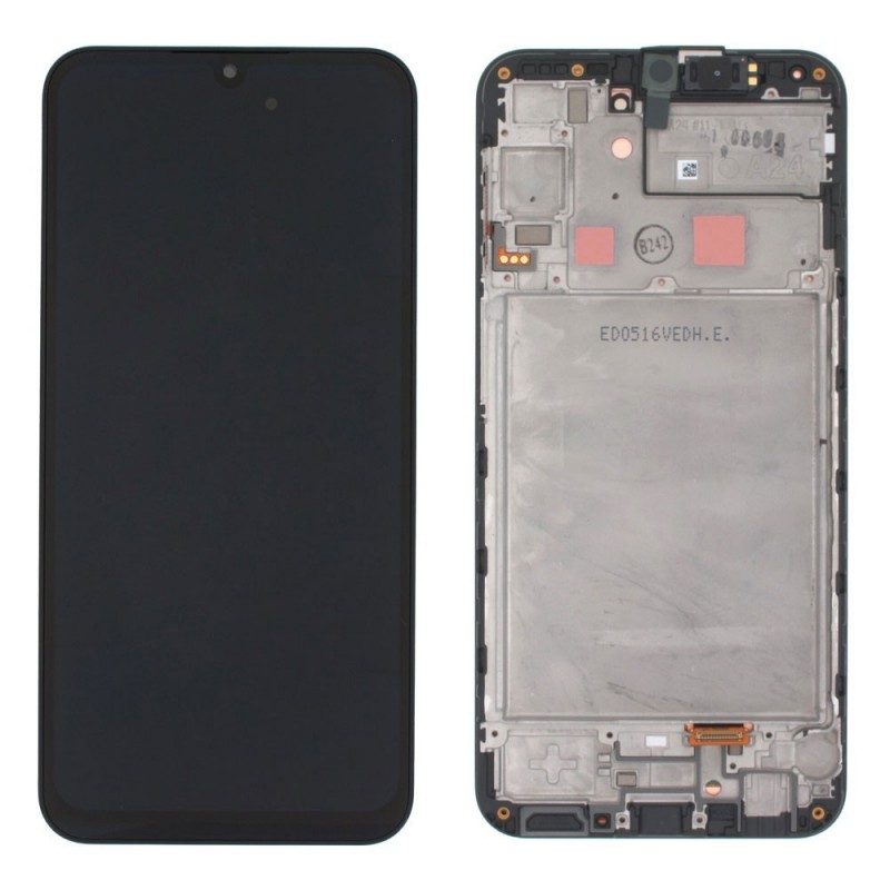 Samsung Service Pack Original LCD Display + Frame For Galaxy A245 A24 4G | Black