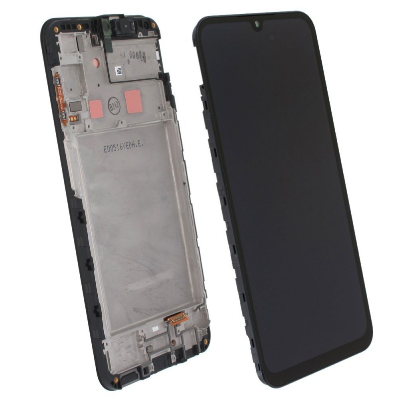 Samsung SERVICE PACK Display LCD ORIGINALE + Frame Per Galaxy A245 A24 4G | Nero