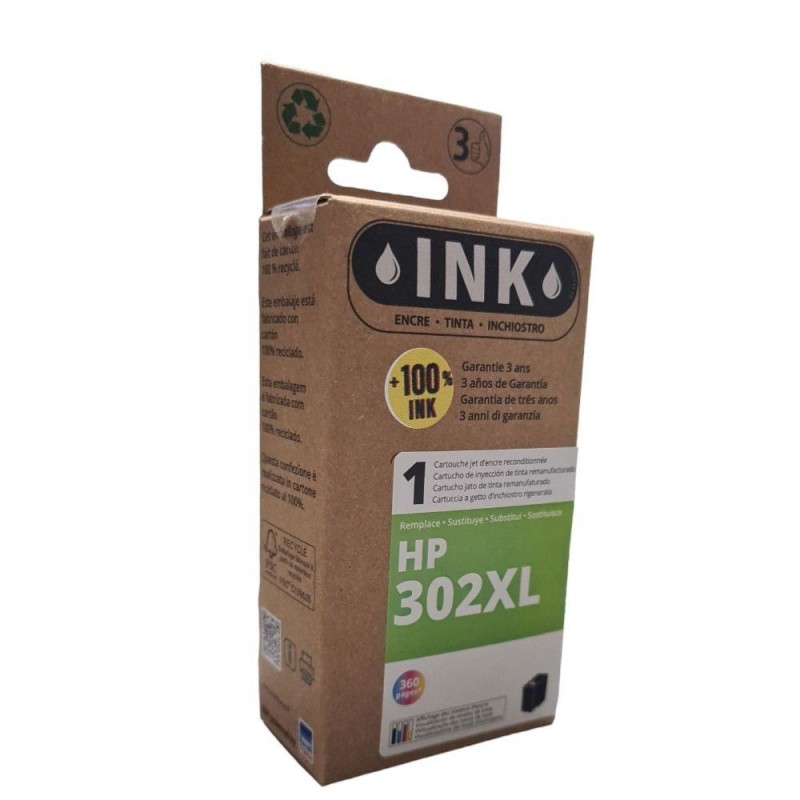 HP 302XL Ink Cartridge, 360 Pages | Color